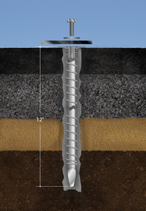 Asphalt Anchor Rated at 2,000 Lb Pull Strength Industrial Distribution