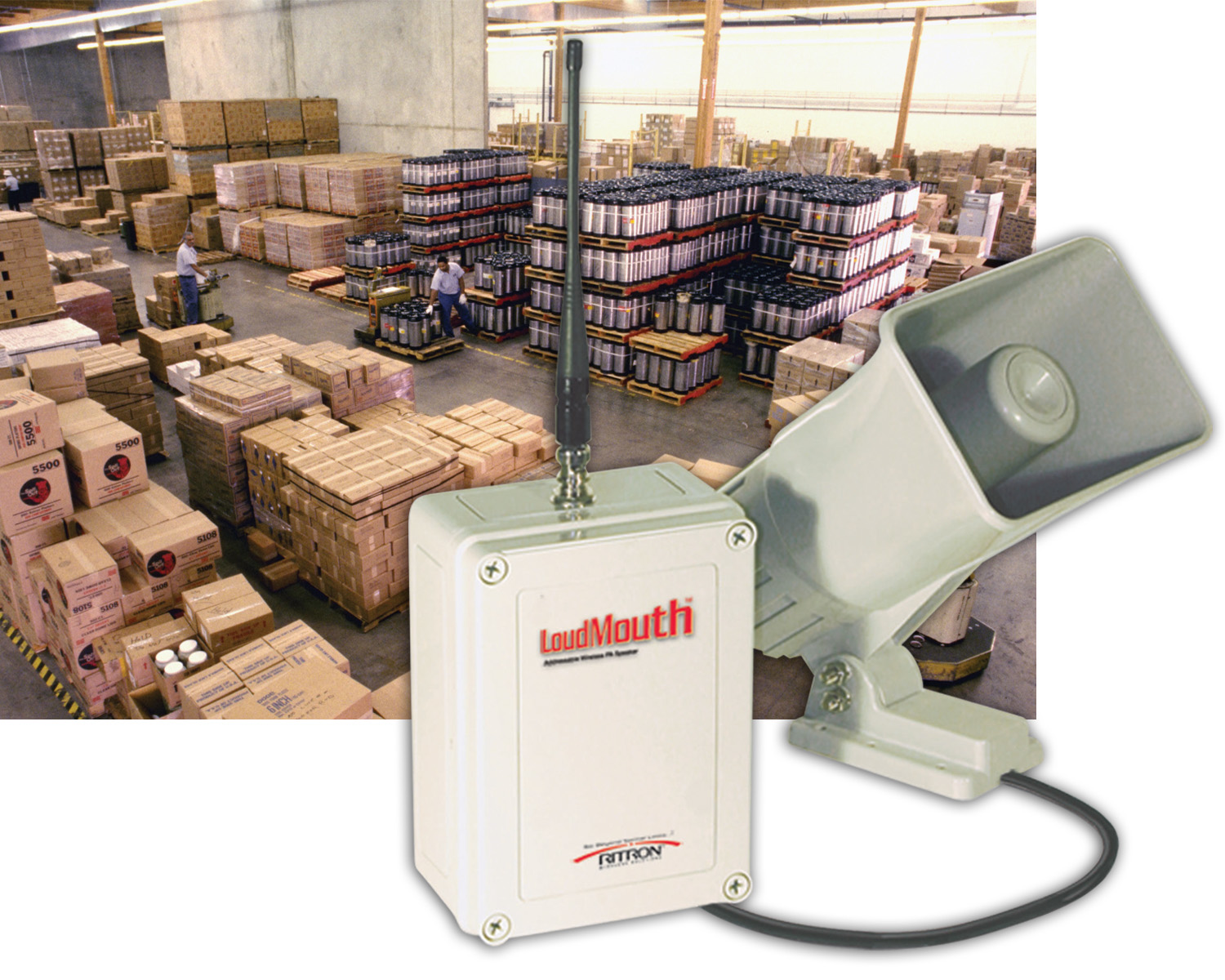 wireless pa system for warehouse