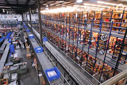 Id 6751 Automated Warehouse System Featuring Totes And Conveyer Belts Used For Motorcycle Parts 0