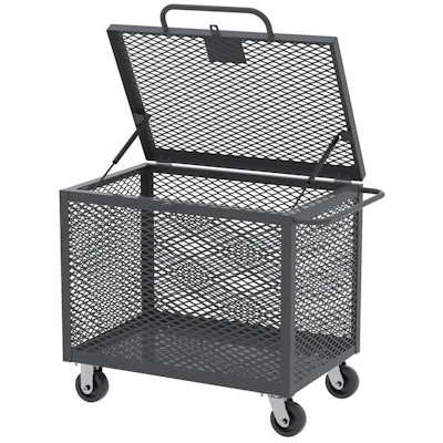 Id 16341 Box Truck With Gas Springs