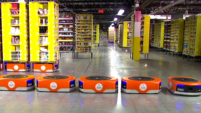 Amazon S Warehouse Robots Already Paying Dividends Industrial Distribution