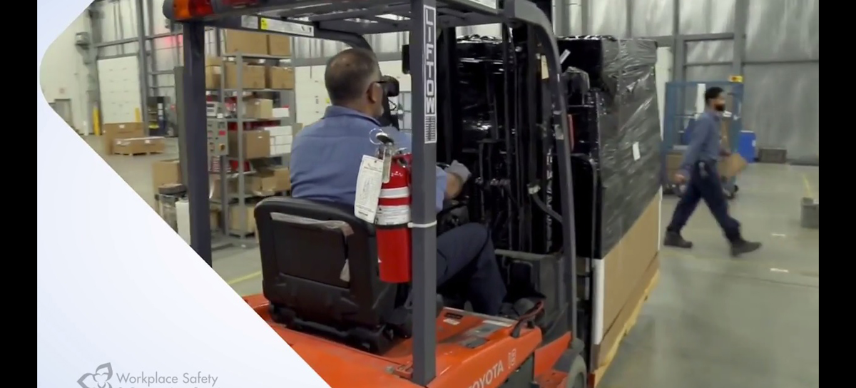 Video Managing Warehouse Pedestrian And Traffic Safety Industrial