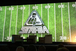 A look at the STAFDA General Session Stage inside the Georgia World Congress Center. (ID photo)