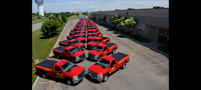 B&F provides free delivery via its own fleet of vehicles, which number 92 as of mid-December. (B&F photo)