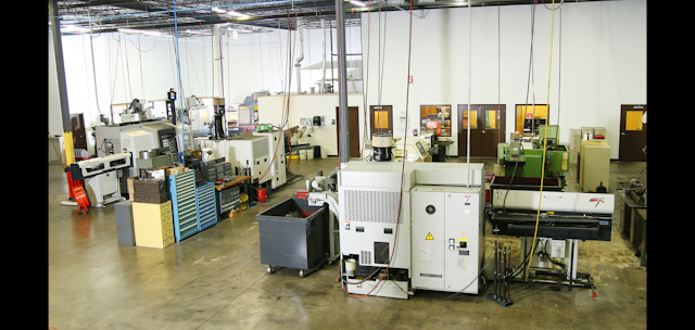 B&F's custom machining area at its Ramsey, MN location. (B&F photo)