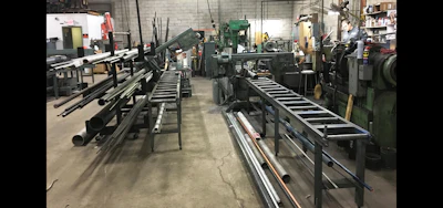 A look at the fabrication area inside Rundle-Spence's New Berlin, WI headquarters. (ID photo)