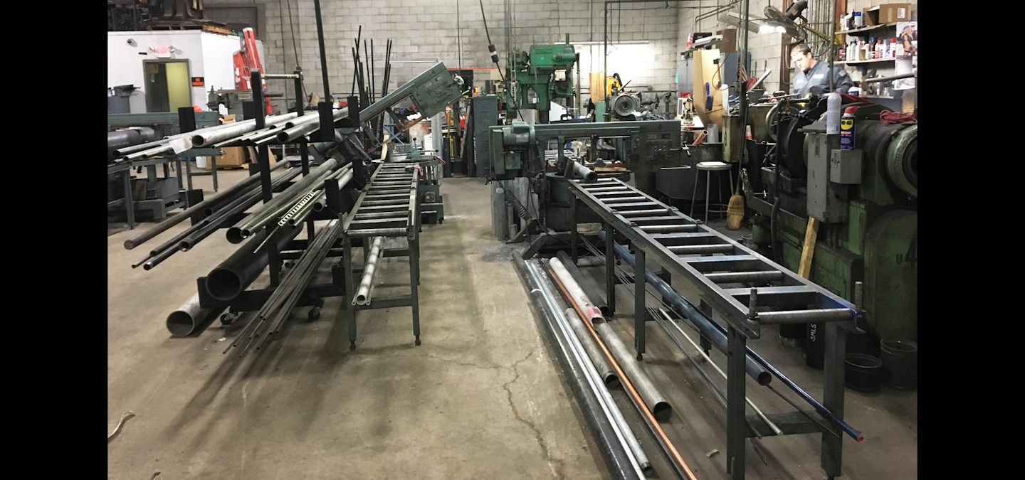 A look at the fabrication area inside Rundle-Spence's New Berlin, WI headquarters. (ID photo)