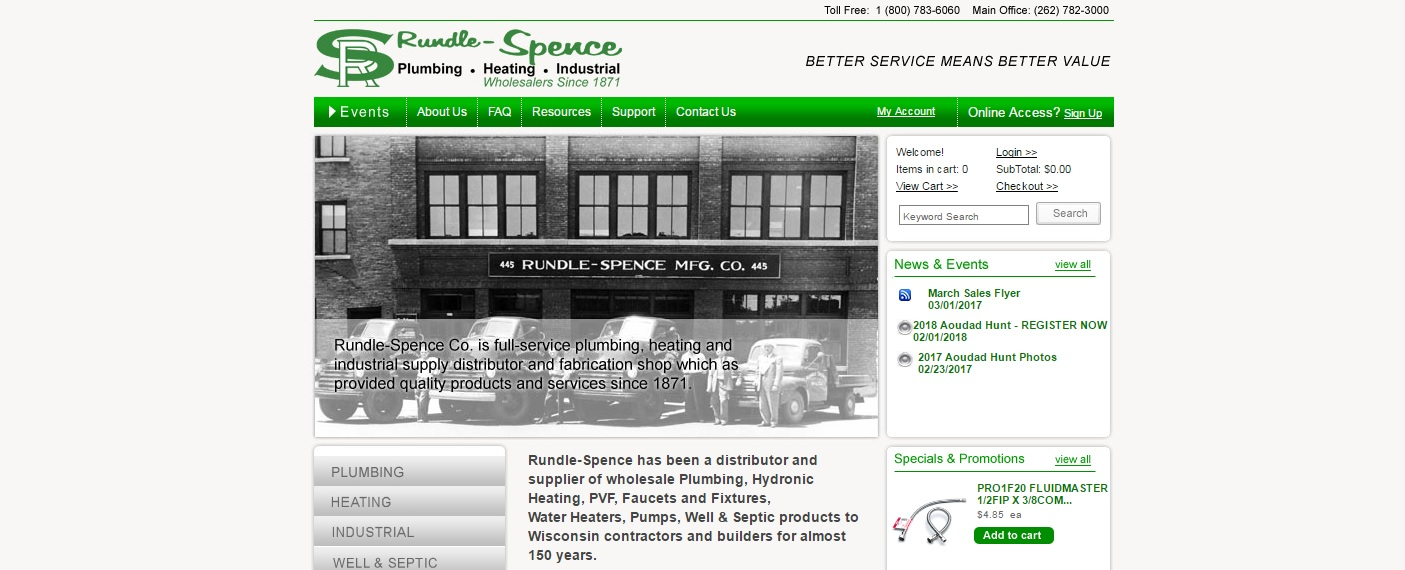 Rundle-Spence's website, found at www.rundle-spence.com