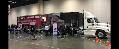 Grainger's Shoemobile, basically a shoe store on wheels, offers a wide selection of footwear that meet industry needs.
