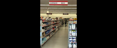 3504: The new full-service F.W. Webb open-concept store in Piscataway, NJ features well-organized and labeled aisles of inventory.