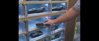 An Apex locker in use. (Apex photo)