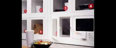 The success of automated dispensing in industrial settings has spread to consumer-facing applications in retail and restaurants ensuring the pick-up of orders is as simple and easy as the process of ordering and paying for them online. (Apex photo)