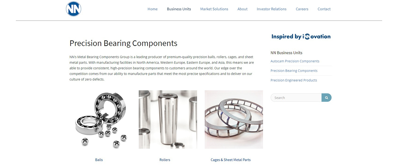 bearing components