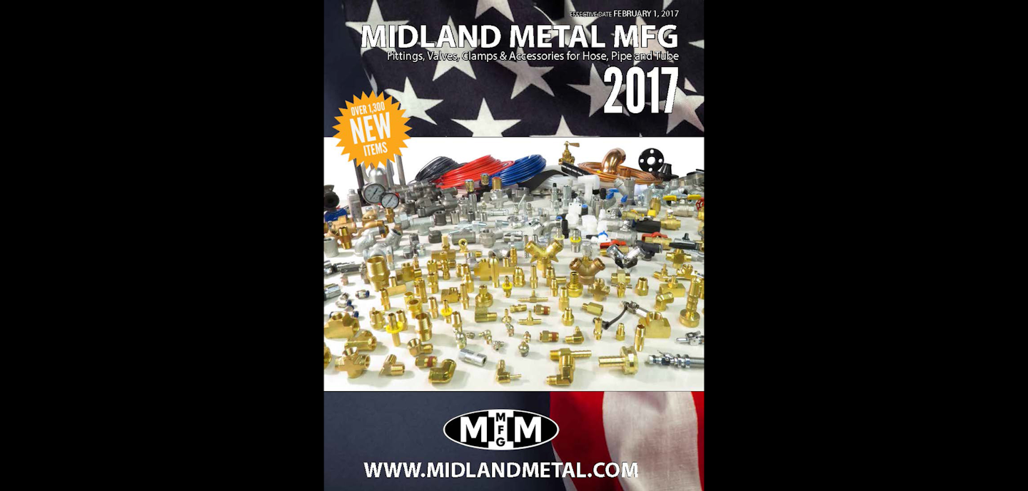 Midland's 2017 product catalog, which spans 579 pages.