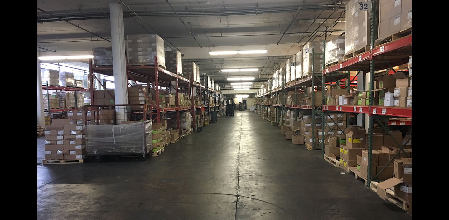 A ground-level look inside Midland's Kansas City warehouse, which its distributor customers can essentially use as their own. (ID photo)