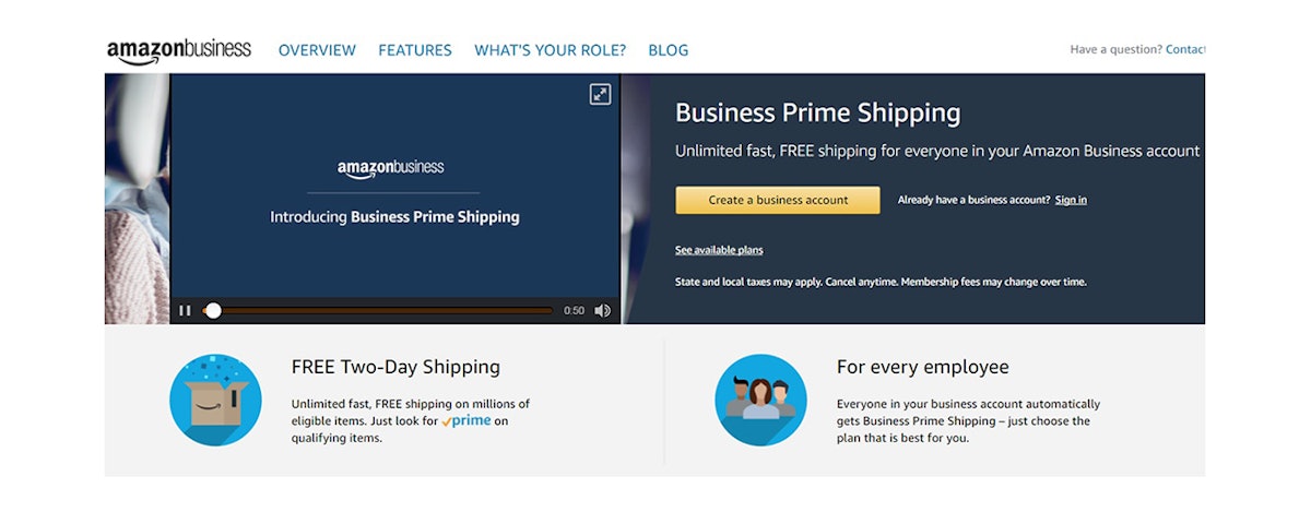 Business Launches Business Prime Shipping; Grainger Responds