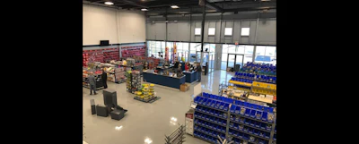 A look across The Bolt Supply House's Calgary facility showroom.