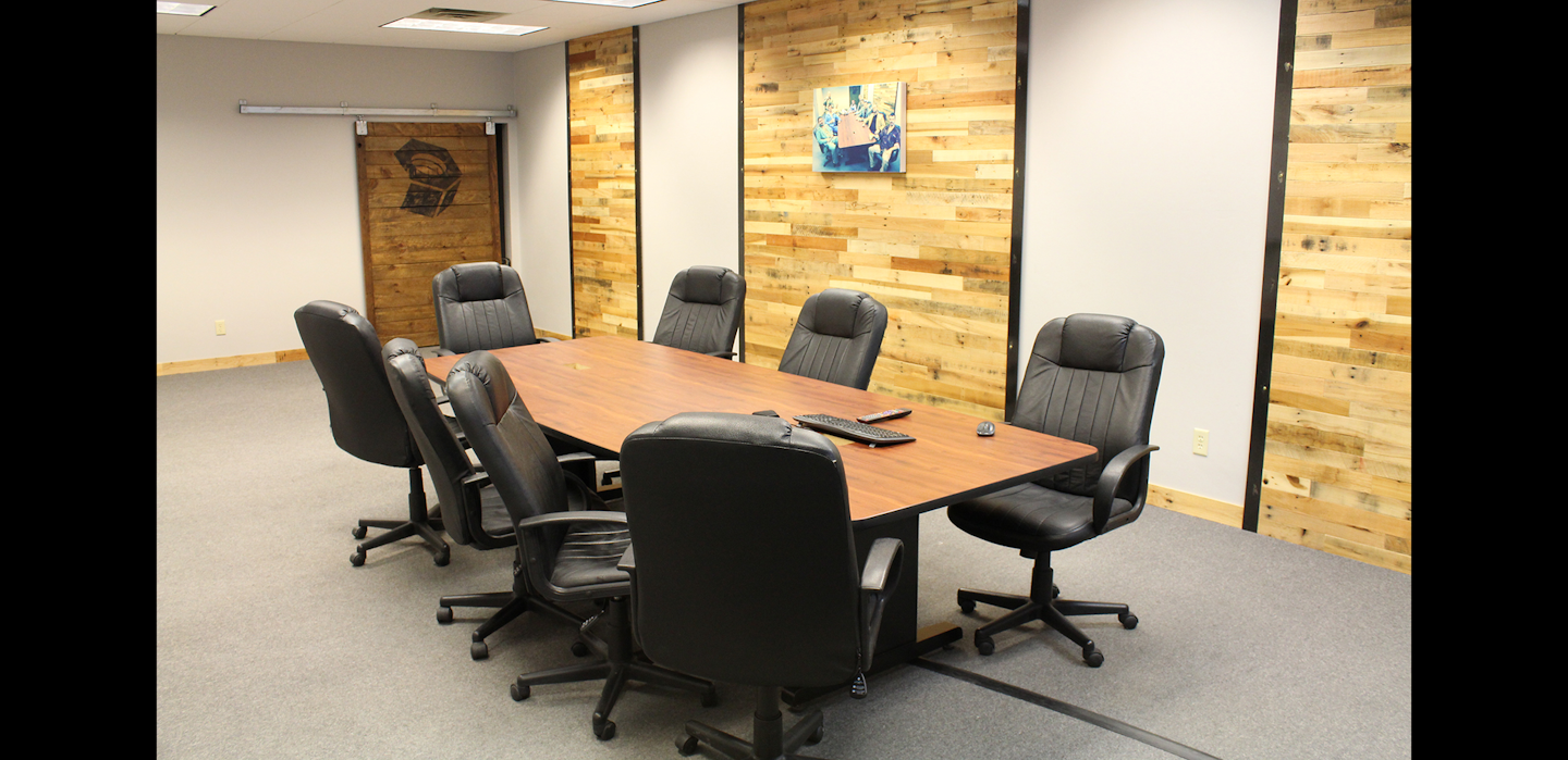 The conference room at Packer Fastener in Green Bay, WI. (ID photo)