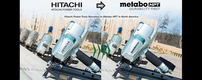 hitachi power tools to become metabo hpt in september industrial distribution hitachi power tools to become metabo