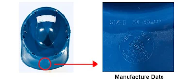 Id 34541 Hard Hat Recall Manufacture Date