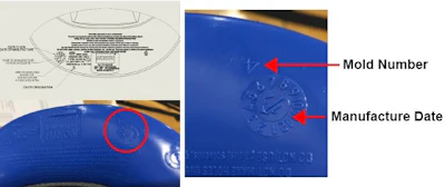 Id 34542 Hard Hat Recall Mold Number And Manufacture Date
