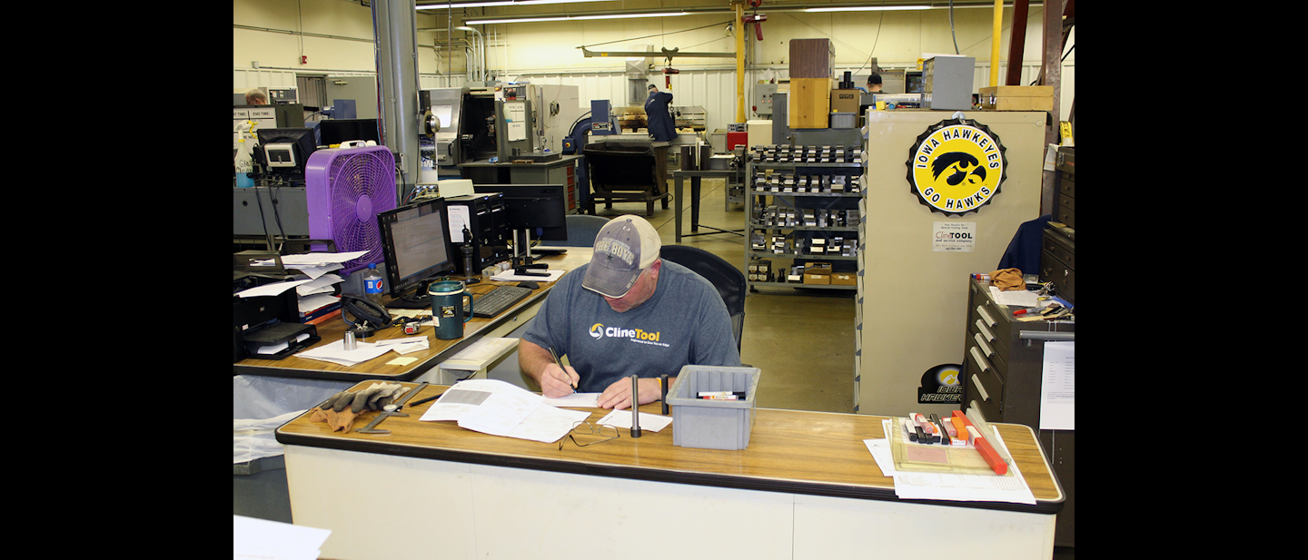 Cline Tool's fabrication experts average 19 years of company experience.