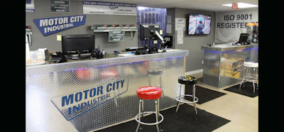 The storefront of MCI's Hazel Park, MI headquarters location.