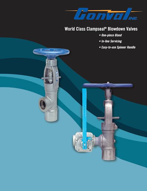 Id 36914 Conval Blowdown Valve Brochure Cover