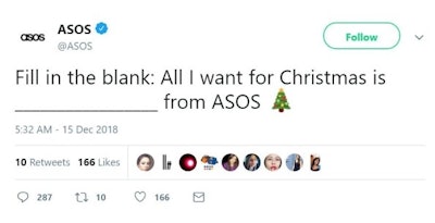 Id 38345 Asos Tweet