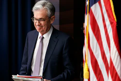 In this Dec. 11, 2019 file photo, Federal Reserve Chair Jerome Powell arrives to speak at a news conference after the Federal Open Market Committee meeting in Washington.
