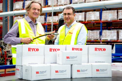 From Left: Leigh Morrison (RYCO Hydraulics) and Dardanio Manuli (Manuli Rubber Industries).