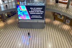 The Mall of America is largely empty after announcing it is closing temporarily because of the coronavirus outbreak on Tuesday, March 17 in Bloomington, MN.