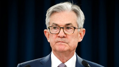 Federal Reserve Chair Jerome Powell pauses during a news conference, Tuesday, March 3, 2020, while discussing an announcement from the Federal Open Market Committee, in Washington. In a surprise move, the Federal Reserve cut its benchmark interest rate by a sizable half-percentage point in an effort to support the economy in the face of the spreading coronavirus. Chairman Jerome Powell noted that the coronavirus 'poses evolving risks to economic activity.'