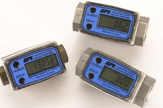 Compact G2 flow meters feature a unique modular design in a variety of materials and sizes, enabling users to spec the ideal flow meter for their specific application.