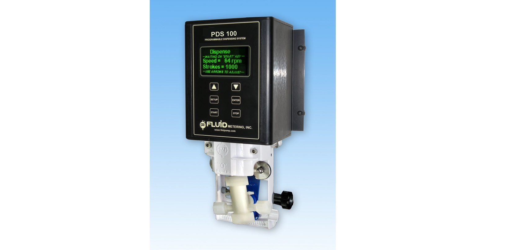Fluid Metering&rsquo;s valveless, ceramic pumps.
