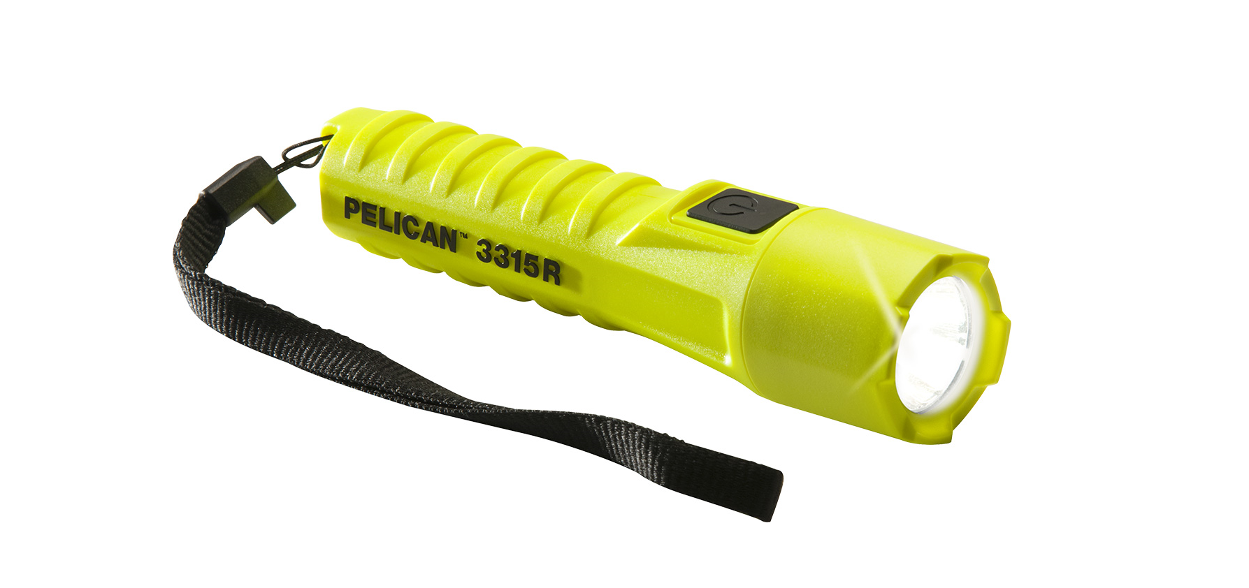 The Pelican Products Class I, Div. 1 compliant Pelican 3315R LED flashlight.