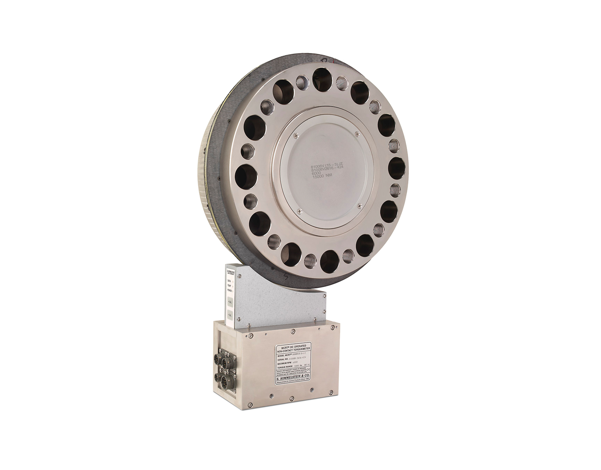 S. Himmelstein and Company's Series MCRT 81708V Bearingless Dual Range Digital Torquemeters.
