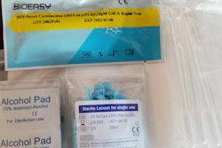 Unapproved COVID-19 tests that were seized at JFK Airport in New York, March 24, 2020.