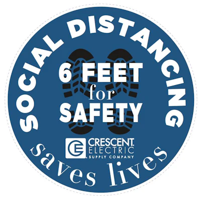 Floor Decal For Social Distance