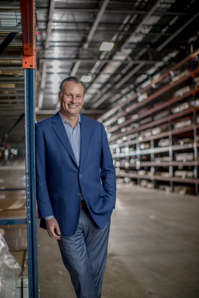 ORS Nasco chief executive Kevin Short in the company's Tulsa, OK distribution center.