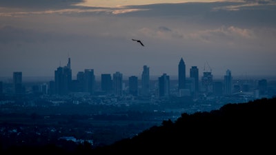 Banking district, Frankfurt, Germany, Oct. 6, 2020.