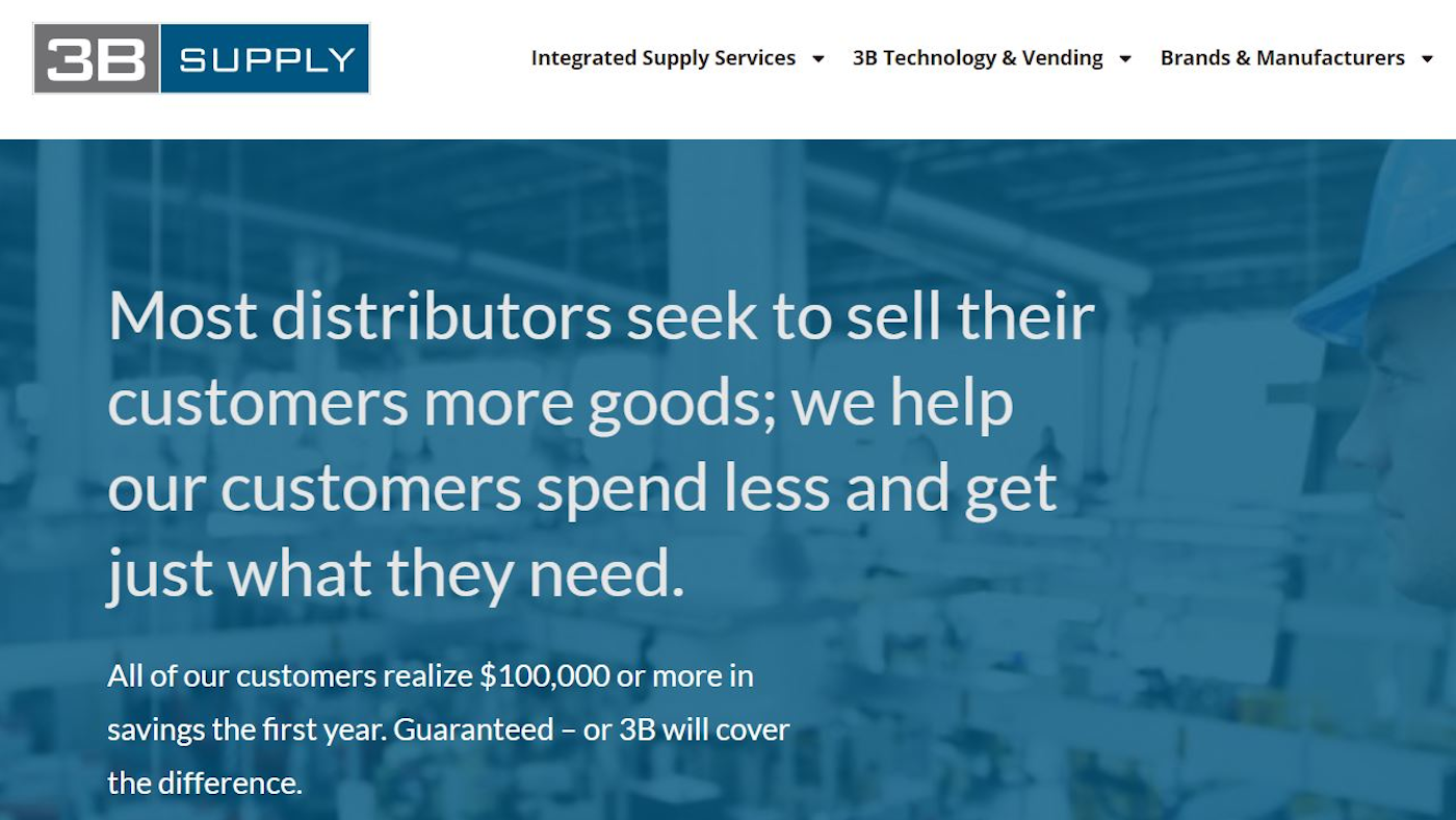 MRO Distributor & Integrator 3B Supply Launches New Website ...