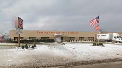 A Google Street view of Bearing Headquarters' Broadview, IL headquarters.