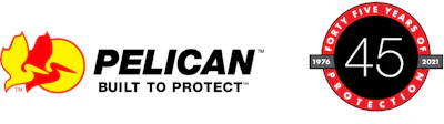 Pelican 45 Year Anniversary Logos