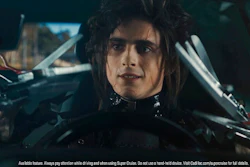 This photo provided by Cadillac shows a scene from Cadillac's 2021 Super Bowl NFL football spot.
