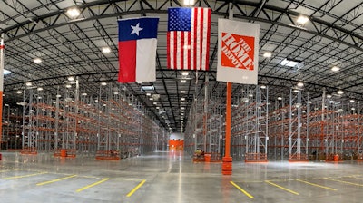 A look inside The Home Depot's new 1.5-million-square-foot Dallas distribution center.