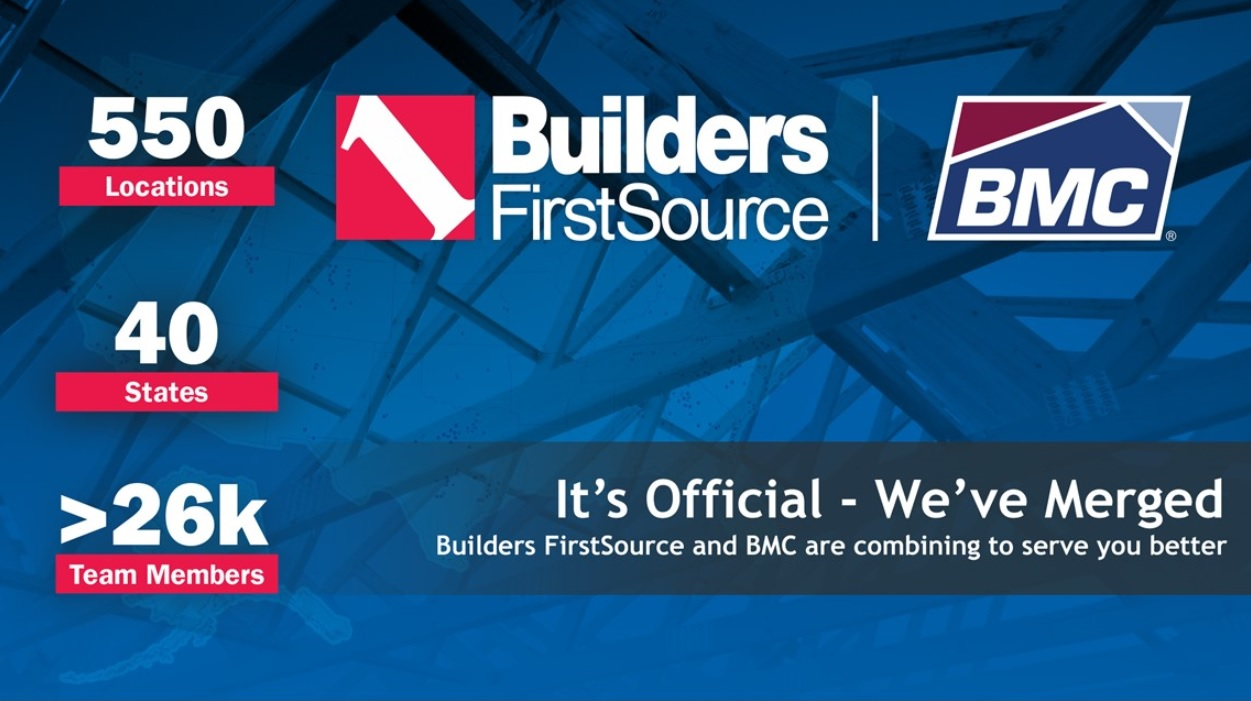 Builders FirstSource Completes BMC Merger, CEO Succession | Industrial ...