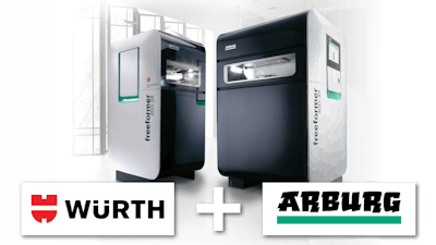 Arburg & Wurth Graphic 2 Fd