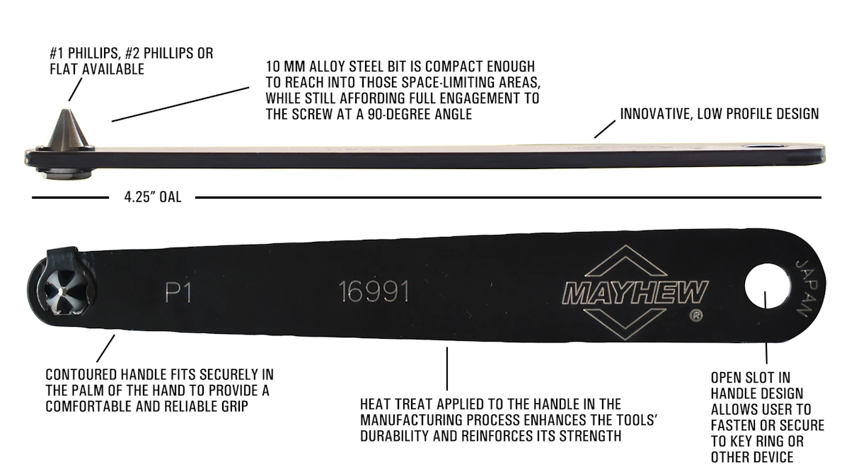 New Low Profile Screwdrivers From: Mayhew Tools - Vimarsana News