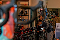 Customers wearing face masks to help curb the spread of the coronavirus look at the American bicycle brand at a retail shop in Beijing on March 2, 2021. U.S. and Chinese trade envoys talked by phone Thursday, May 27, 2021 for the first time since President Joe Biden took office, but the two sides gave no sign when negotiations on ending their tariff war might restart.